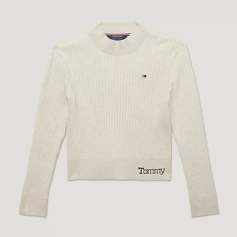 Kids Ribbed Knit Sweater, 4/5Y